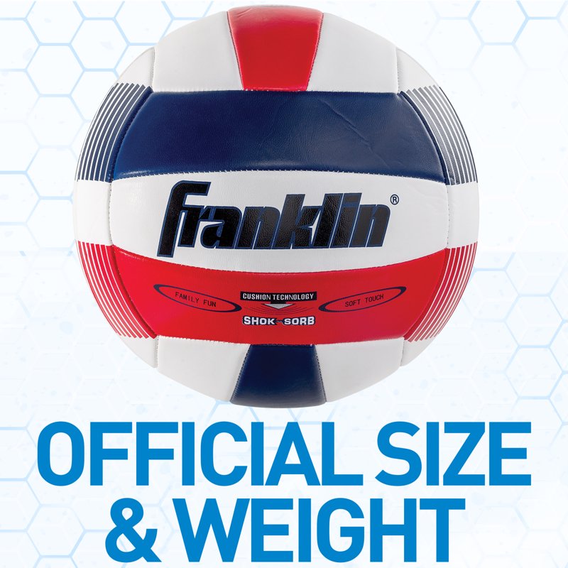 Super Soft Volleyball - Official Size & Weight for Indoor & Outdoor Play