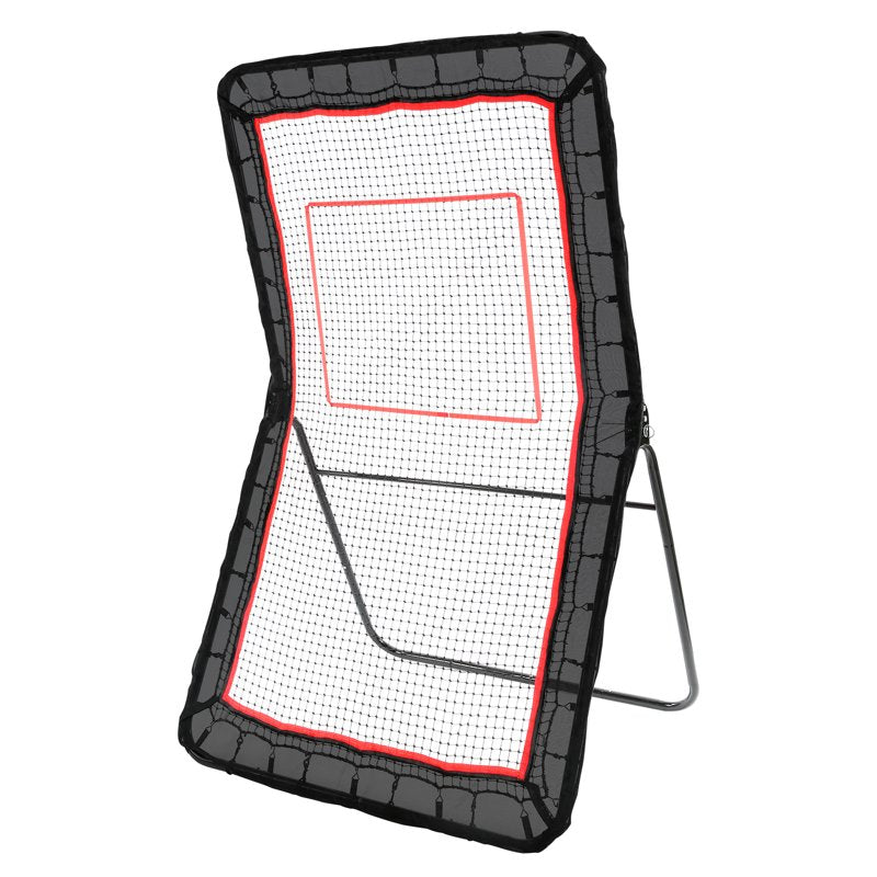 Outdoor Baseball Softball Volleyball Rebounder Net - Adjustable Practice Screen 4x7 ft