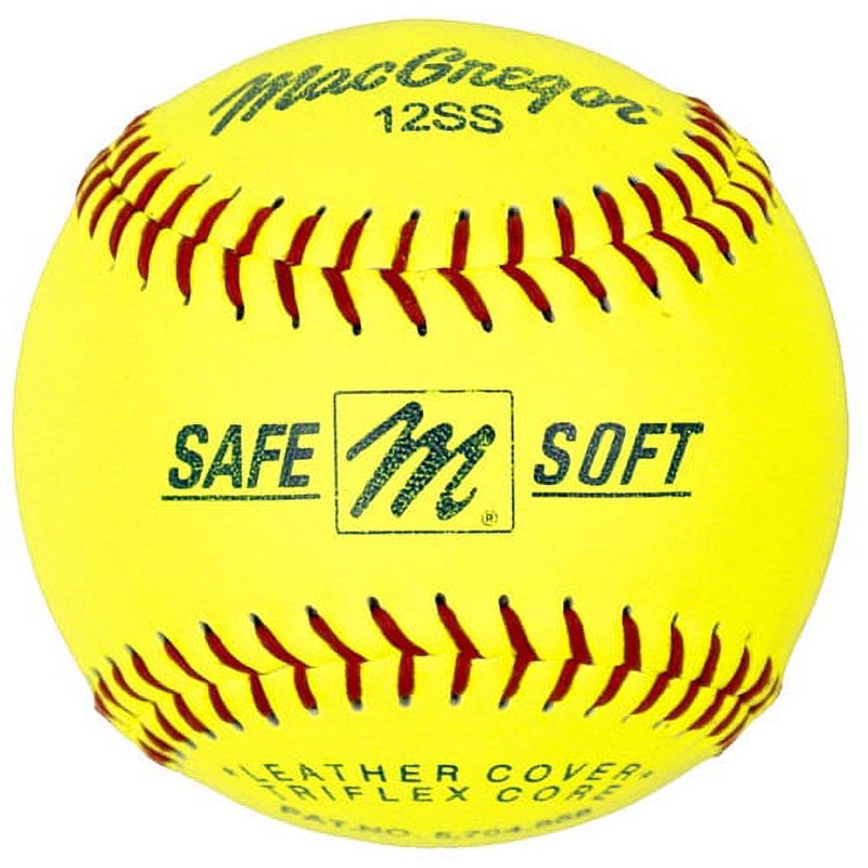 Softball Training Balls - 12 Inch Soft Safety Softballs for Hitting & Defense - Pack of 12