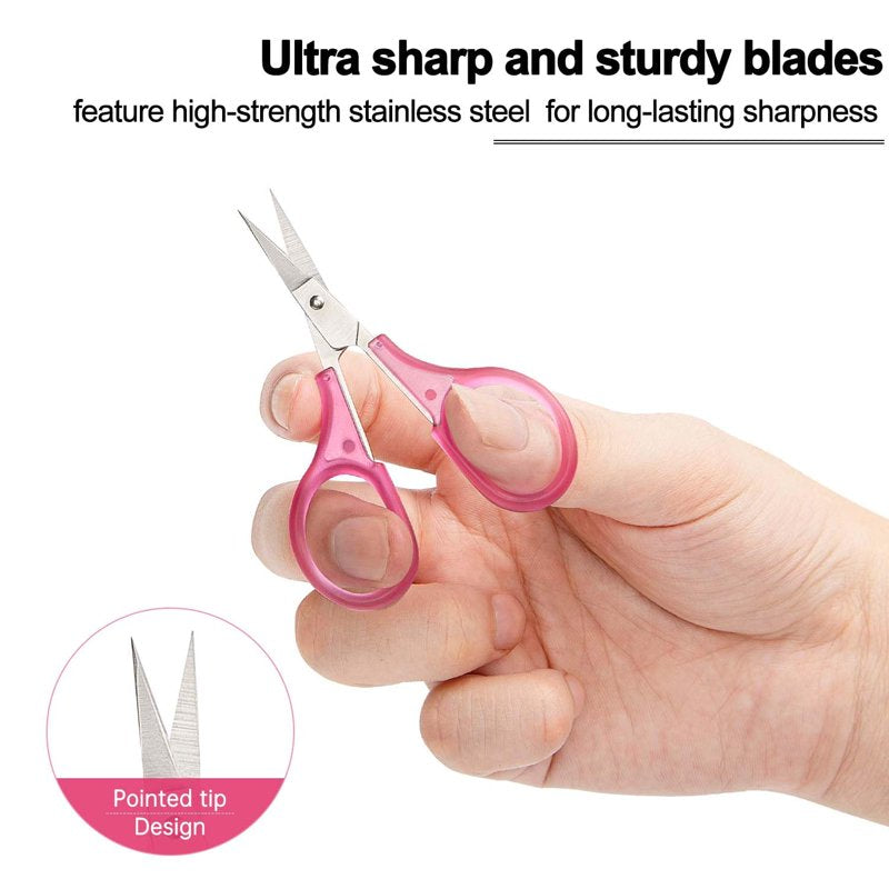 Mini Travel Scissors 3-Inch Sharp All-Purpose Craft & Sewing Scissors