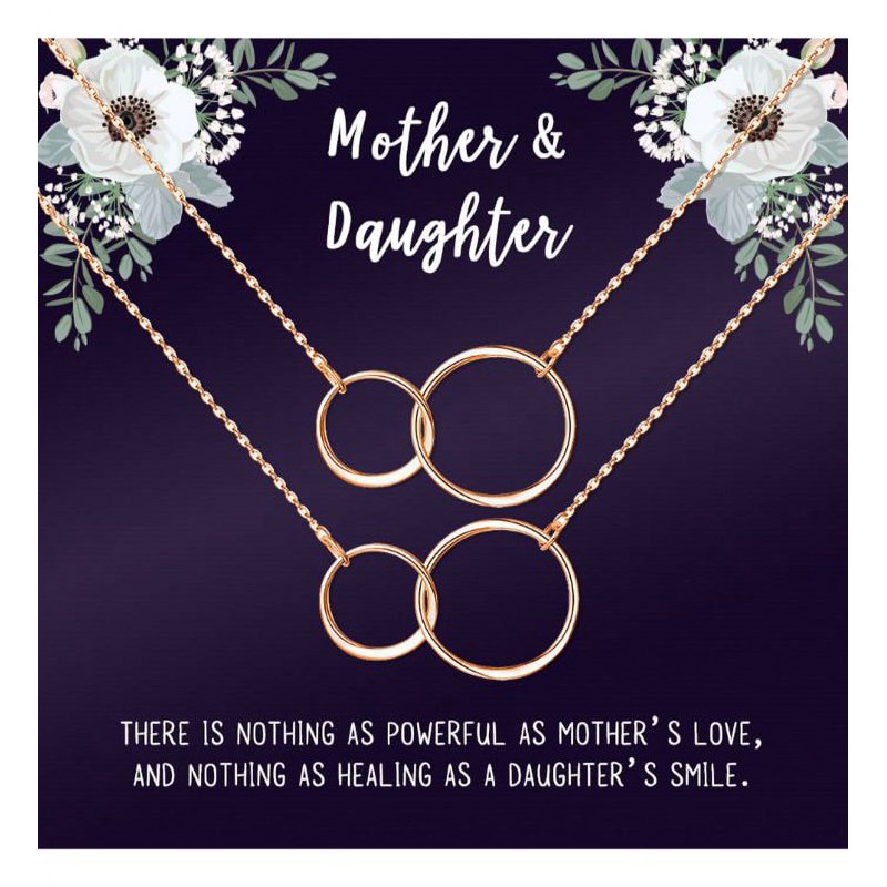 Matching Infinity Necklace for Mom and Daughter - Rose Gold, Silver, Gold Options - Mother's Day Gift