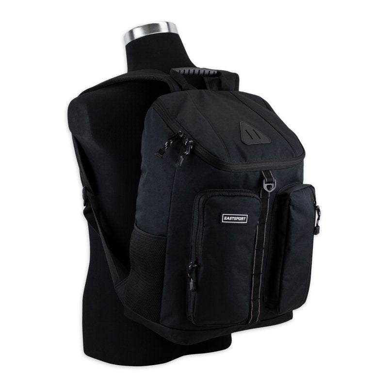 Unisex Top Loader Backpack with Multiple Pockets & Water Bottle Holders