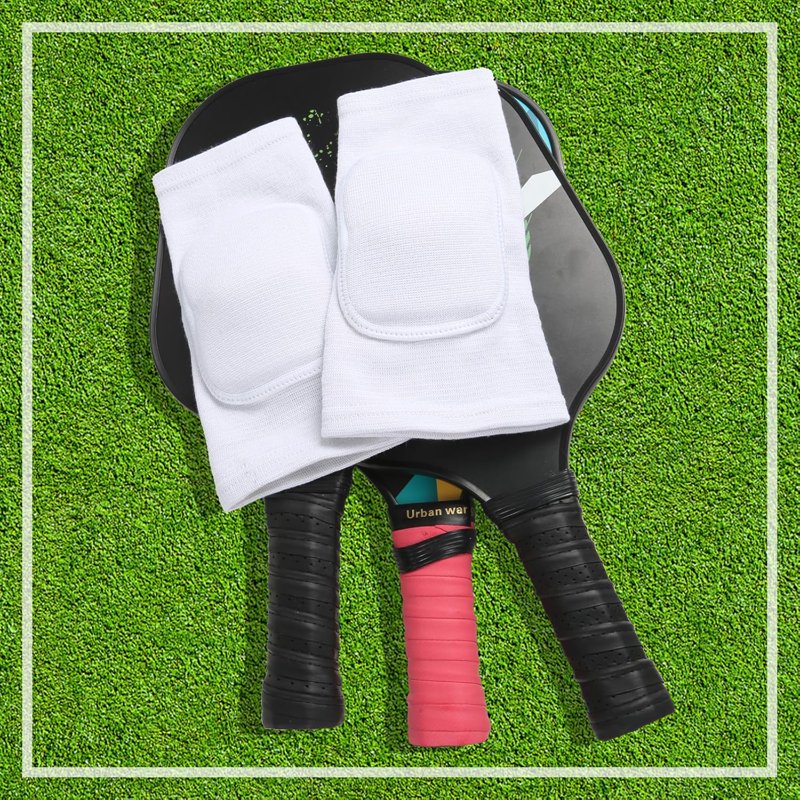 Breathable Elbow Protector Pads for Basketball Volleyball & Sports - White