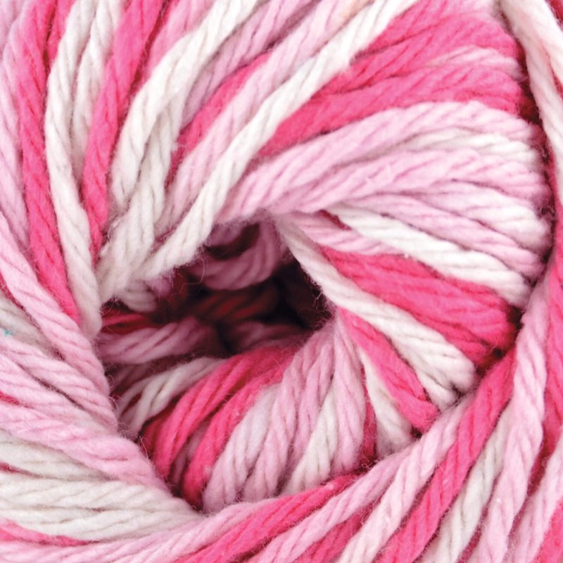 Rainbow Cotton Yarn - Multi-Color Blended Cotton & Polyester for Crafting