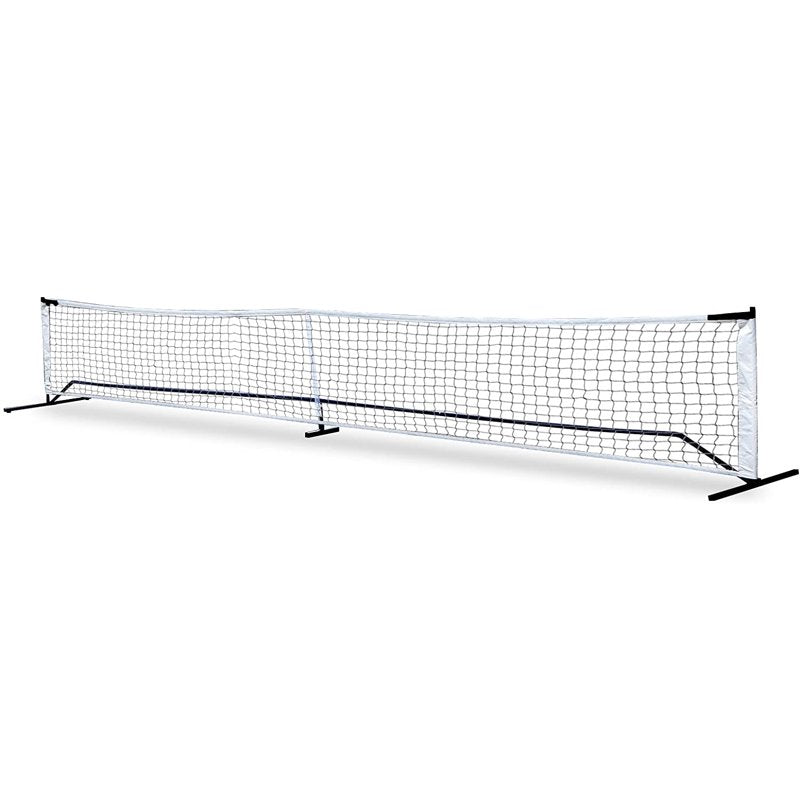 Portable Pickleball Net System 22FT with Steel Frame & Carrying Bag for Outdoor Sports