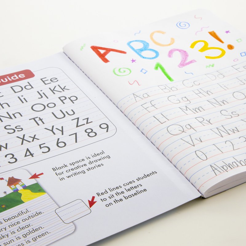 Primary Composition Notebook Marble Cover 100 Sheets for Grades K-2 - 48 Pack