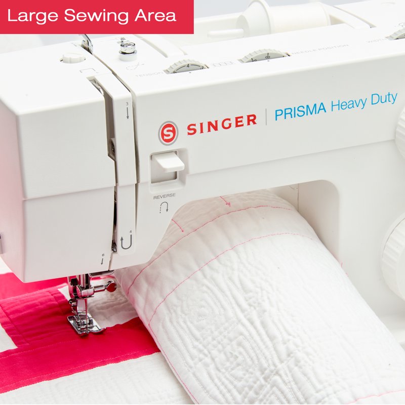 Heavy Duty Sewing Machine with 69 Stitches - Durable Metal Frame, High Speed