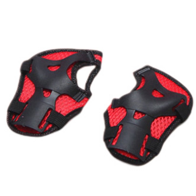 Kids Knee and Elbow Pads Set Breathable Support for Active Play - Pink & Blue
