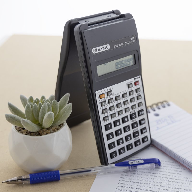 Scientific Calculator with Flip Cover - 56 Function Engineering, Math, Science