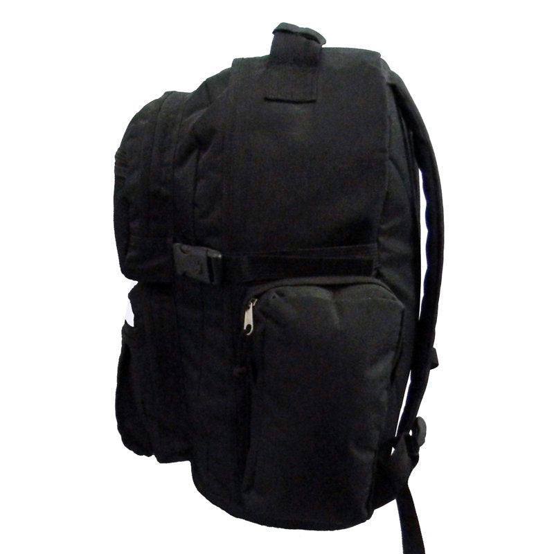 Large Unisex 19-Inch School Backpack with Water Bottle Holder & Pockets