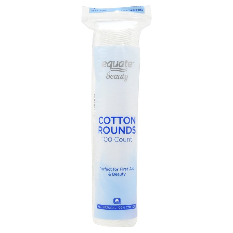 Cotton Rounds 100 Count Pack – Soft Natural Cotton for Makeup & Skincare