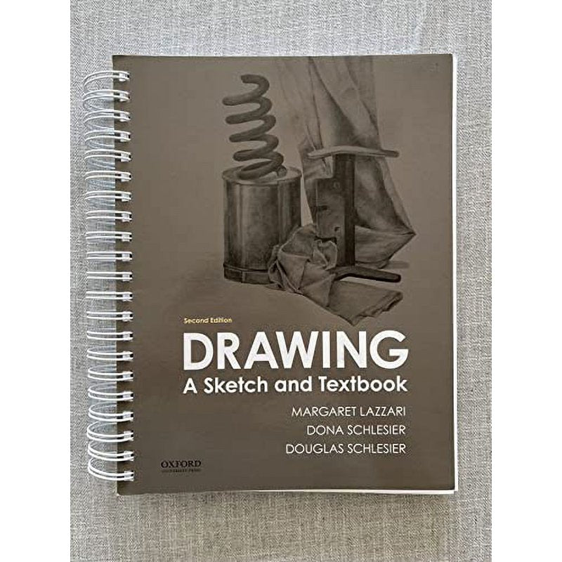 Drawing Textbook and Sketchbook for Art Students - Spiral Bound