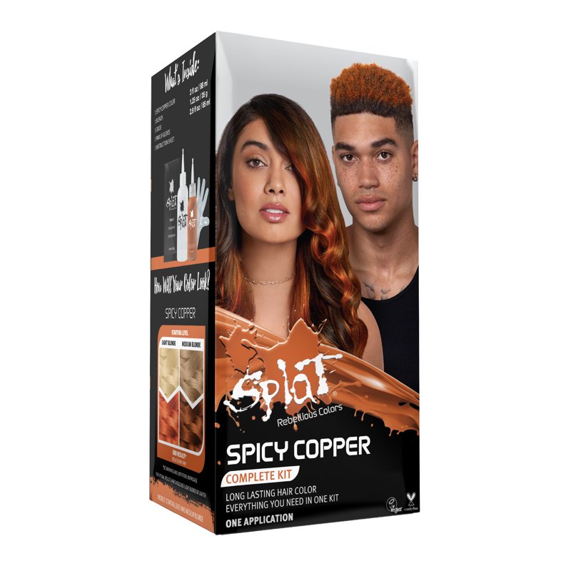 Semi-Permanent Hair Dye Kit for Vibrant Color & Bleach - Multiple Shades