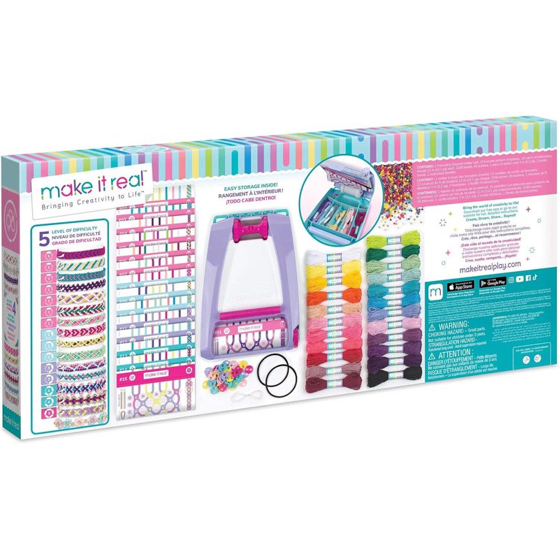 Friendship Bracelet Maker Set for Kids - DIY Jewelry Craft Kit for Ages 8+