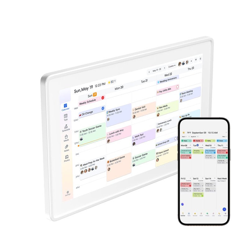 15.6-Inch All-in-One Touchscreen Family Digital Calendar and Photo Frame