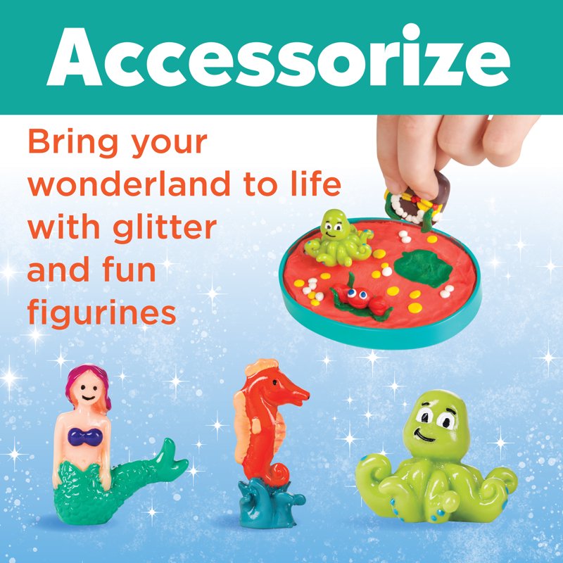Kids Water Globe Craft Kit – Under the Sea Snow Globes with Glitter & Figurines