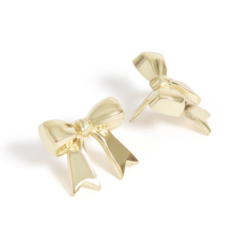 Gold Ribbon Push Pins Set of 8 for Bulletin Boards and Corkboards