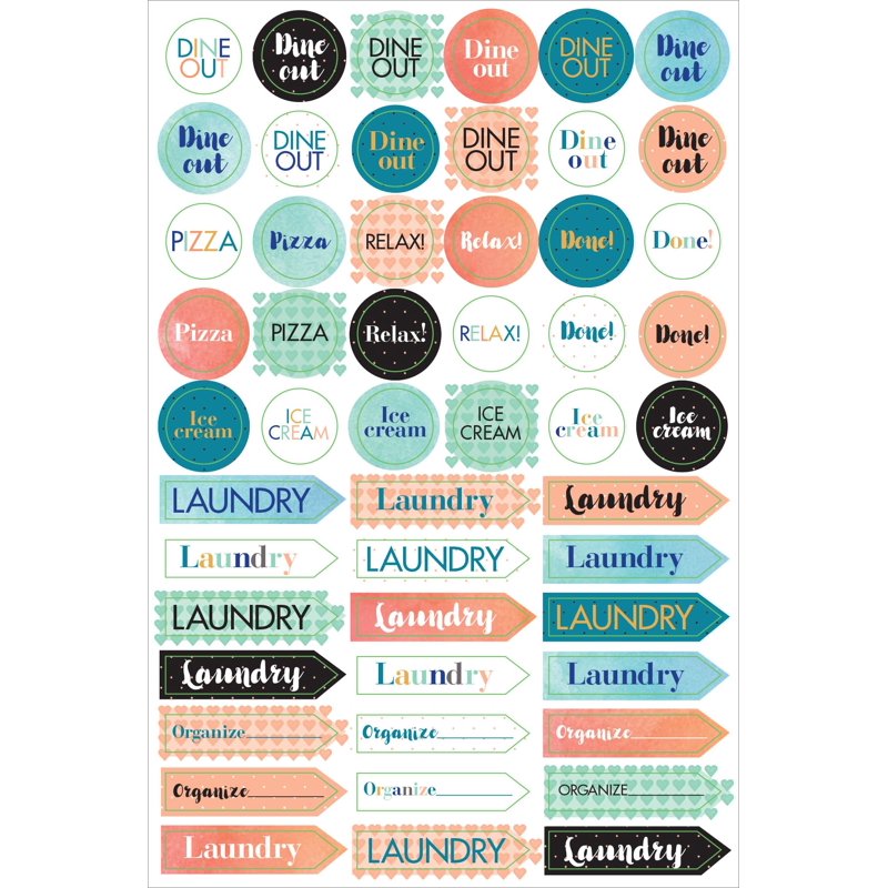 Mom's Planner Stickers Set of 575 - Printable Calendar & Journal Decor