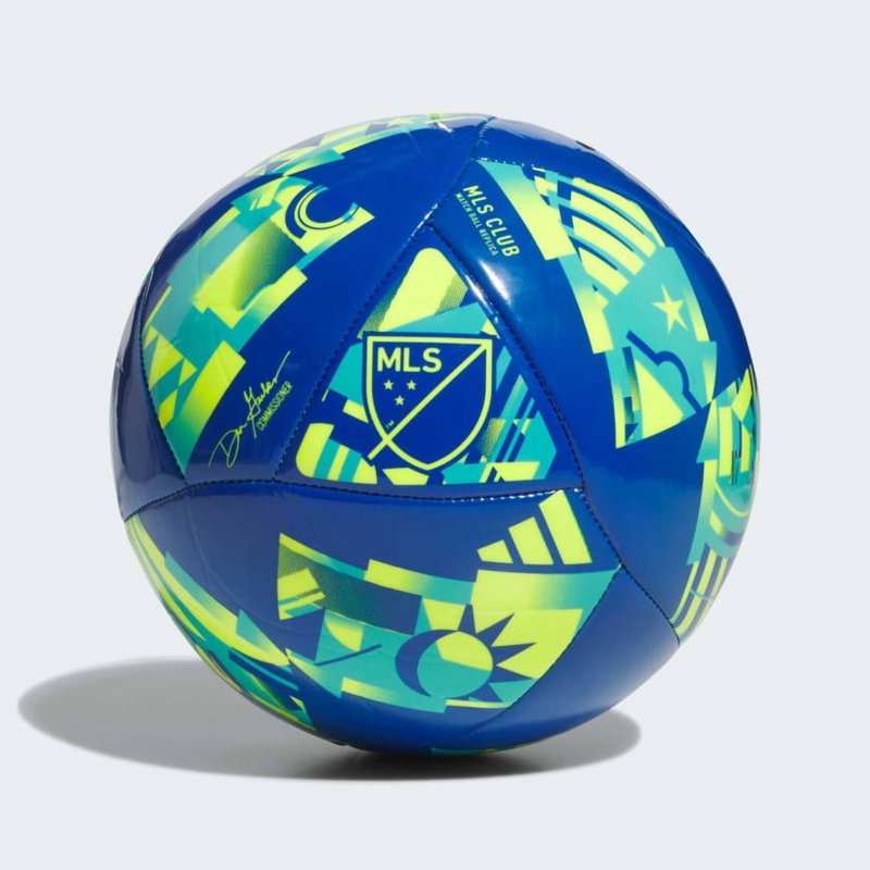 MLS 24 Club Soccer Ball - Child Size 5, Yellow – Inflatable, Official Match-Style