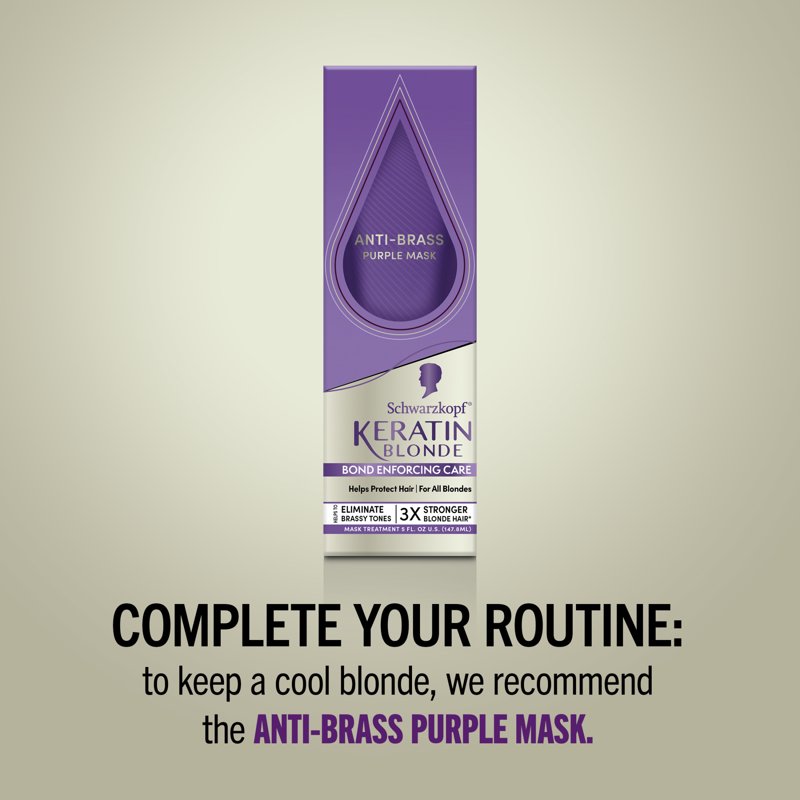 Permanent Hair Color Kit with Keratin & Bond Enforcing System - 10.1 Extra Light Ash Blonde