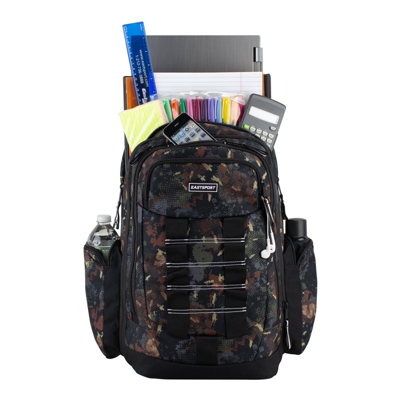 Expandable Recycled Backpack Unisex Casual School & Travel Bag