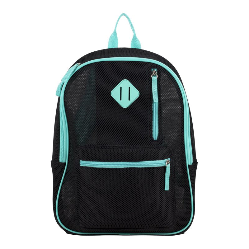 Unisex Mesh Backpack with Multiple Compartments - Durable School & Travel Bag