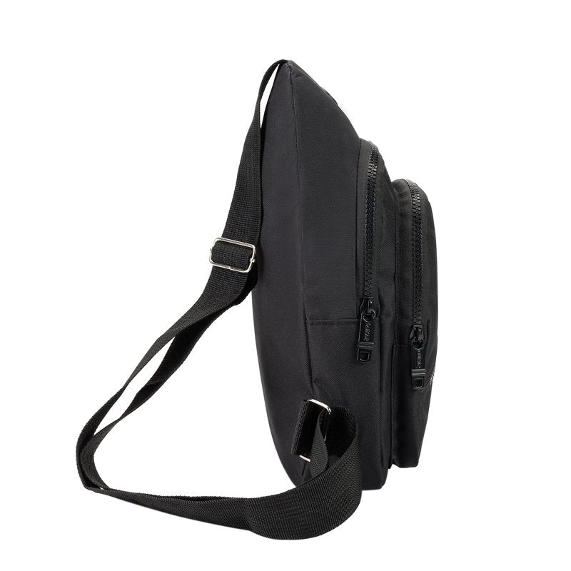 Water-Resistant Crossbody Sling Bag for Travel & Daily Use - Durable Polyester
