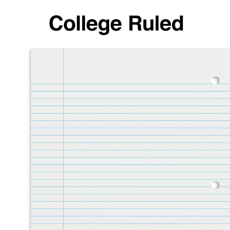 1-Subject College-Ruled Notebook 8 x 10.5 Inches Assorted Colors - Pack of 3