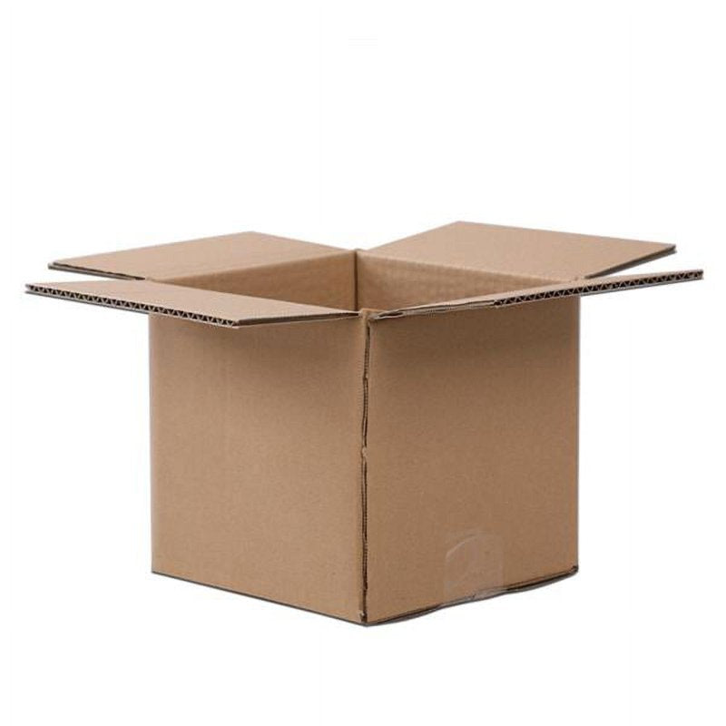 6x6x6 Inch Yellow Corrugated Shipping & Storage Boxes - Bulk Pack of 100