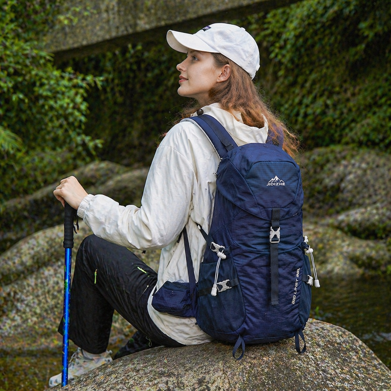 Lightweight Water-Resistant Hiking Backpack for Men & Women - Large Capacity Outdoor Travel Bag