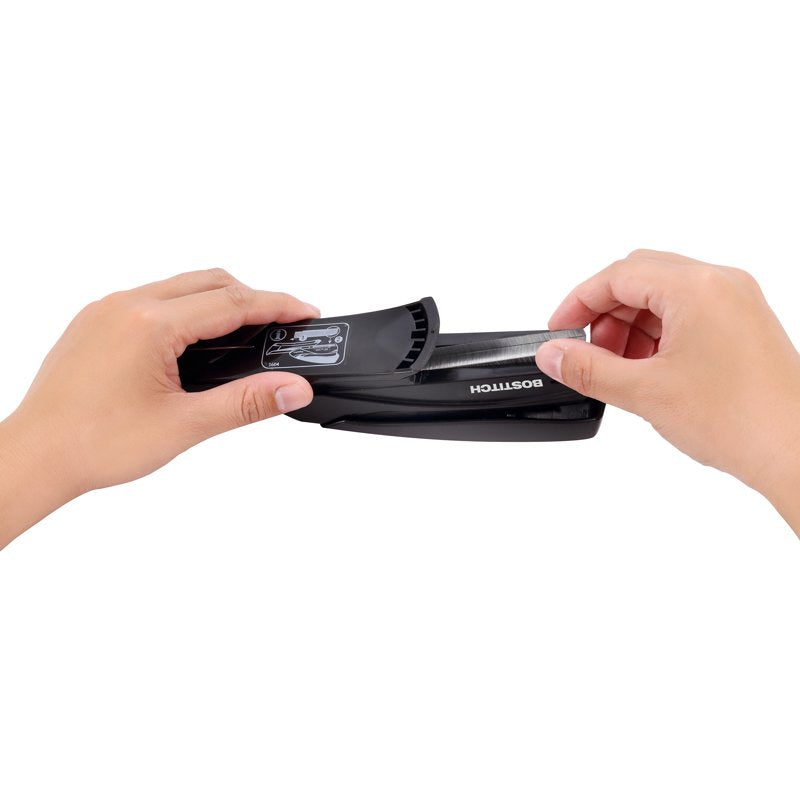 Spring-Powered Desktop Stapler for 20 Sheets - No Jam, Lightweight Office Stapler