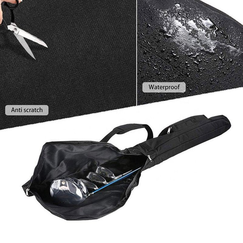 Mini Golf Sunday Bag for Practice & Travel - Waterproof, Foldable, Carrying Case