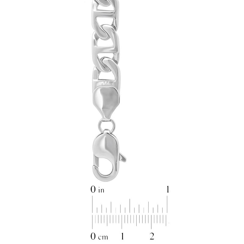 Men's Stainless Steel 24-Inch Mariner Chain Necklace - Unisex Jewelry