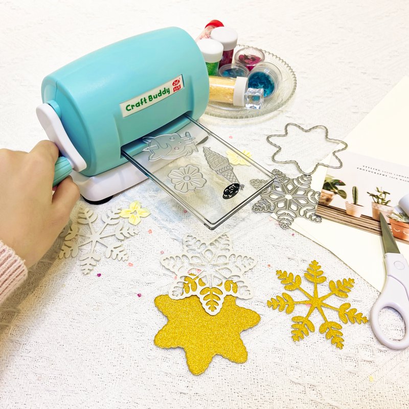 Die Cutting and Embossing Machine for Card Making Scrapbooking DIY Crafts Blue
