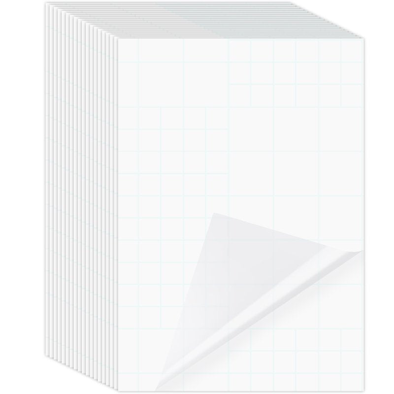 Self-Adhesive Laminating Sheets 4.3x6.4 inches Waterproof & Scratch Resistant - Pack of 64