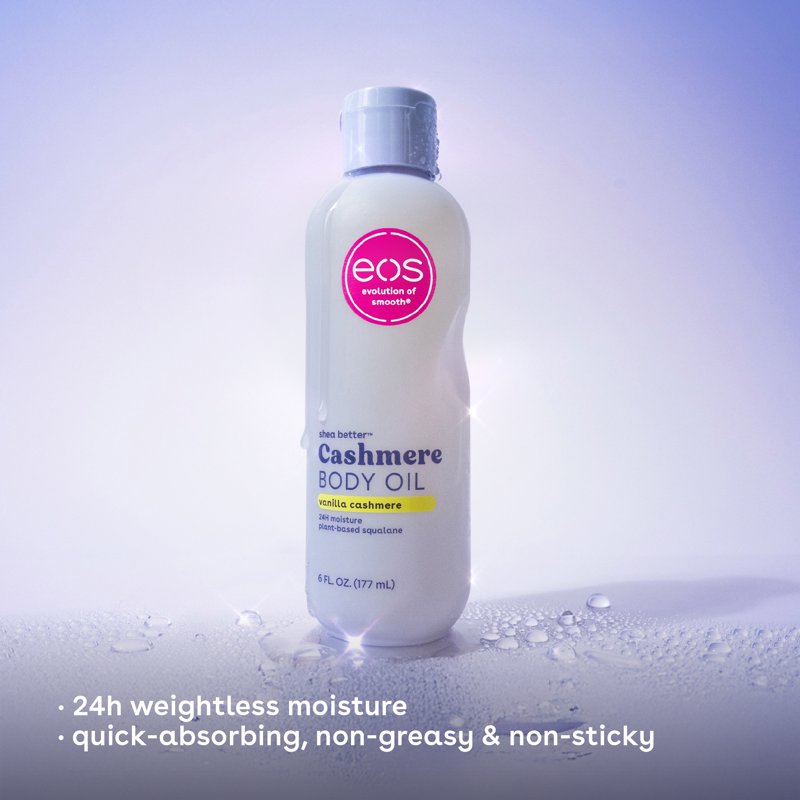 Body Oil for All Skin Types - Vanilla Cashmere Moisturizer 6 fl oz