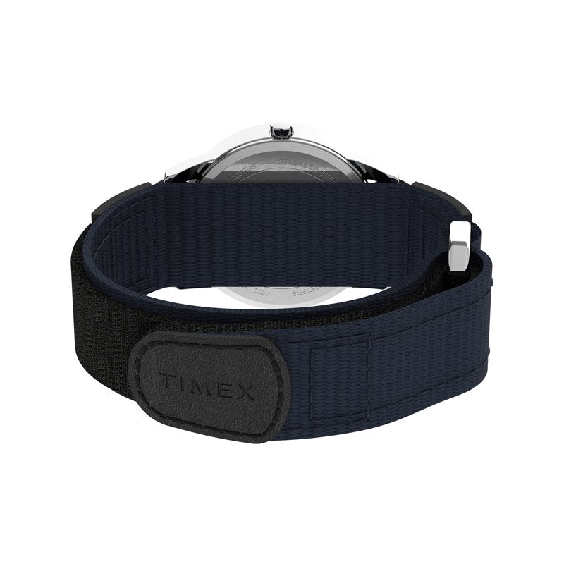 Casual Men’s Watch with Blue Dial and FastWrap Strap - Water-Resistant 35mm