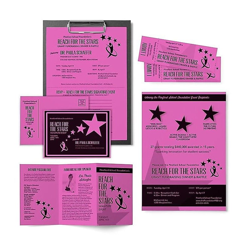 Color Cover Stock - Orchid - 250 Sheets, Bright Cardstock for Crafts & Printing