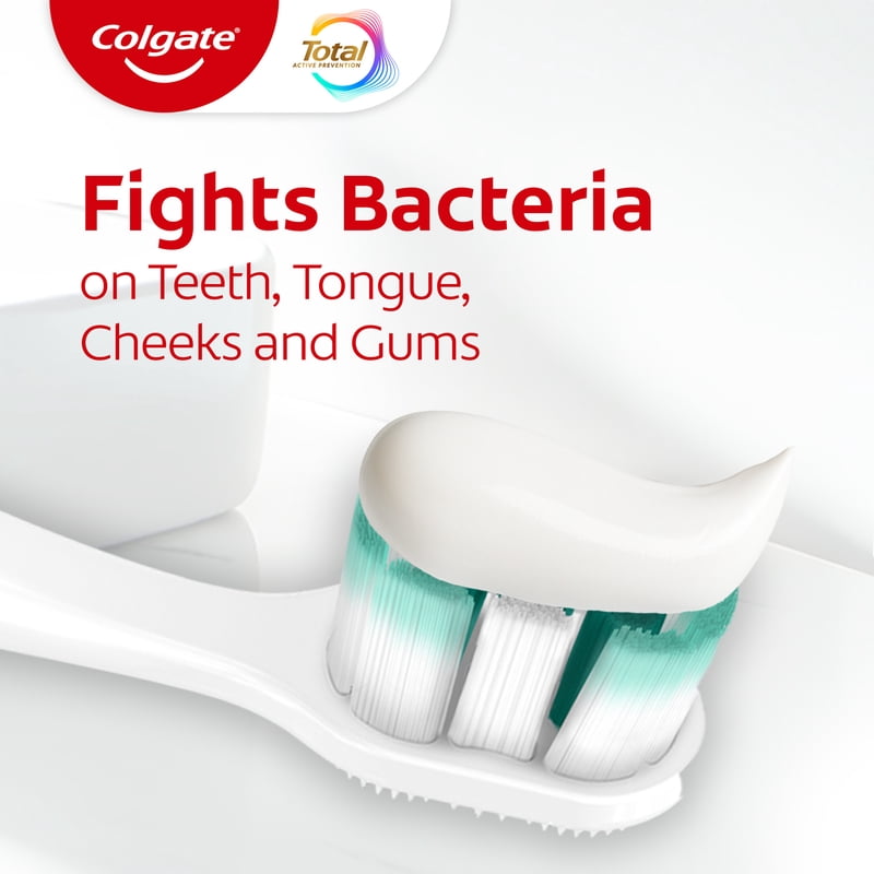 Travel Size Fluoride Toothpaste with Whitening & Antibacterial Protection - Mint