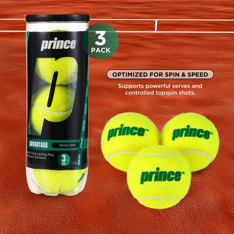 Tennis Balls 3 Tin Pack - Championship Grade, All Court Extra Duty Performance