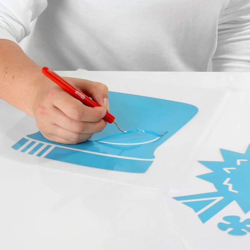 Puffy Heat Transfer Vinyl Neon Blue 12x12 Inch for Crafts & Apparel