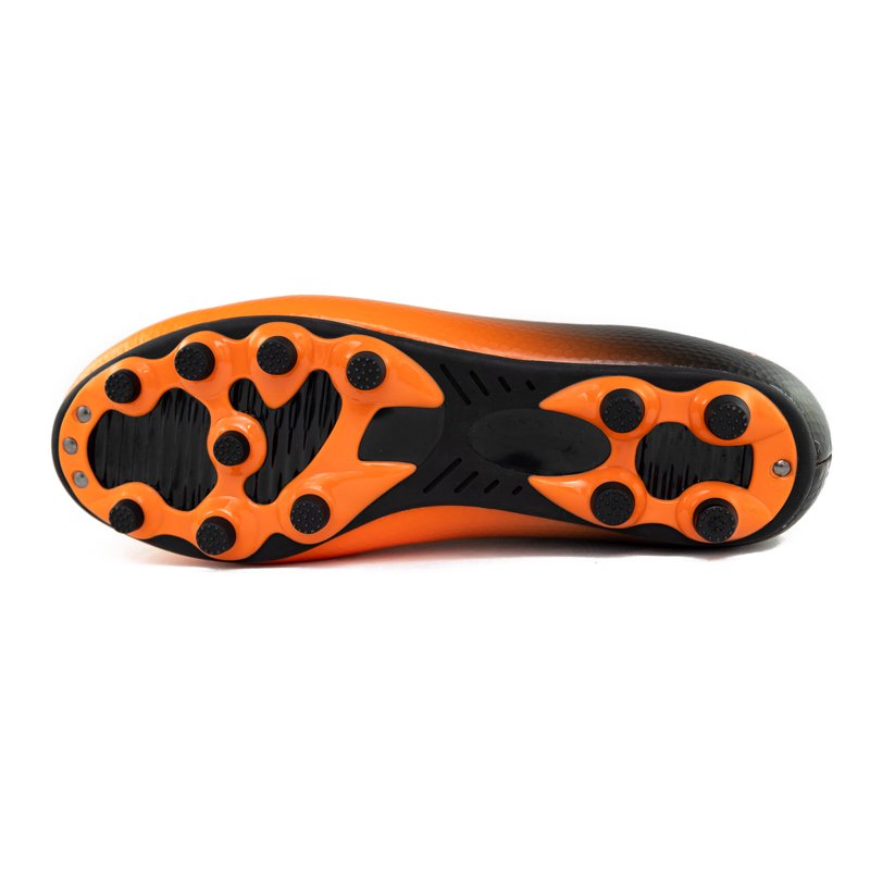 Zephz Wide Traxx Soccer Cleat Youth 5.5EE - Orange/Black