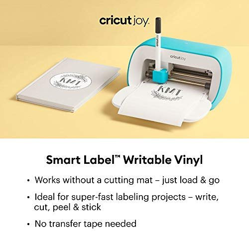 Smart Label Writable Vinyl Roll for Cricut Joy - 5.5 x 48 Inches, DIY Label Making