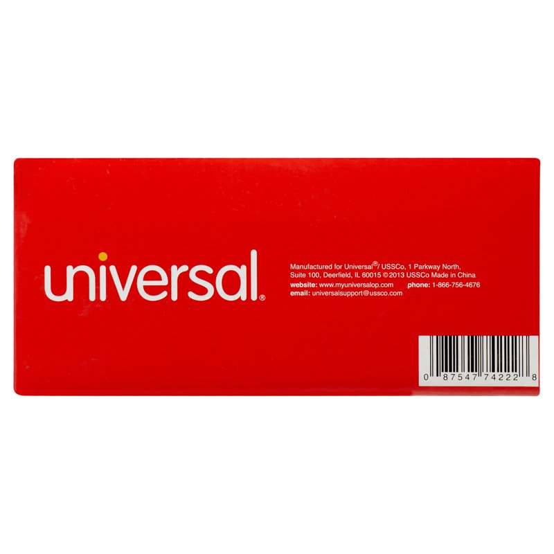 Universal 30-Sheet Two-Hole Punch 9/32 Inch Holes Black Office Paper Punch