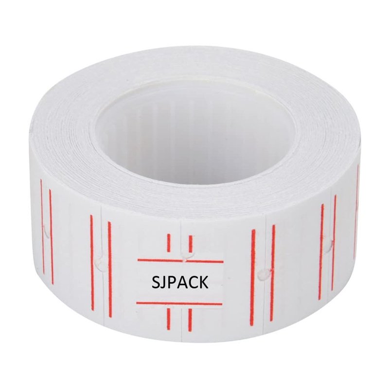 Pricing Gun Labels Set 6000 Stickers for MX-5500 Labelers with Refill Ink