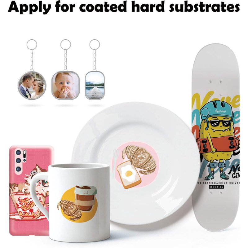 Bulk Sublimation Paper for Inkjet Printers - 300 Sheets 8.5x11 Inch, Eco-Friendly 125g