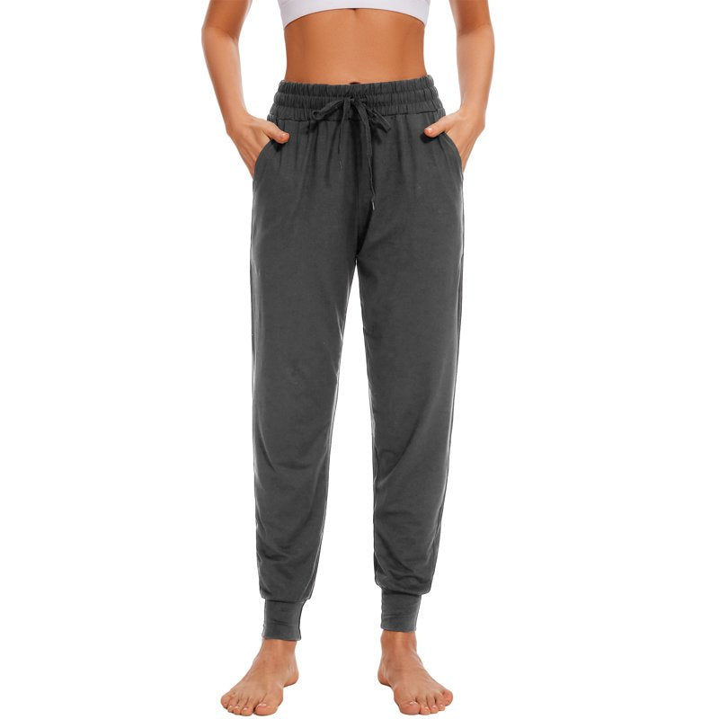 Women's Athletic Joggers with Pockets - High Waist Workout Pants for Running & Casual