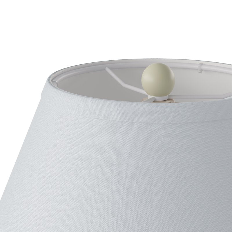 58-Inch Greige Floor Lamp with Fabric Shade - Modern Indoor Lighting