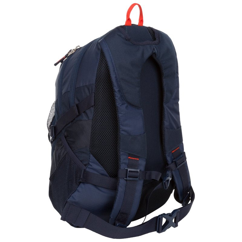 30L Unisex Outdoor Hiking Backpack with Water Bottle - Blue