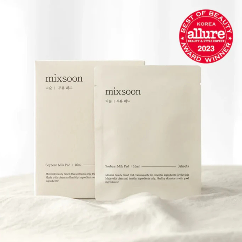 Soybean Milk Pads Skincare Set - Hydrating Moisturizing Facial Pads, 30 Sheets